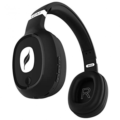 Leaf Bass Wireless Bluetooth Headphones with Hi-Fi Mic