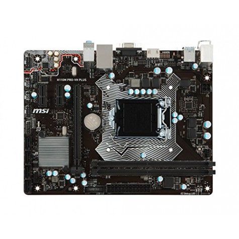 MSI H110M Pro-VH Plus LGA 1151 Socket Motherboard MSI H110M Pro-VH Plus LGA 1151 Socket Motherboard